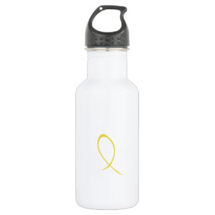 Yellow Ribbon Customisable 532 Ml Water Bottle