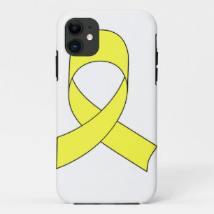Yellow Ribbon Drawing iPhone 11 Case