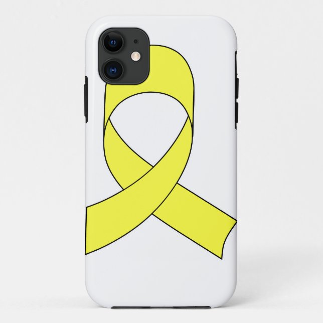 Yellow Ribbon Drawing Case-Mate iPhone Case (Back)