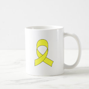 Yellow Ribbon Drawing Coffee Mug