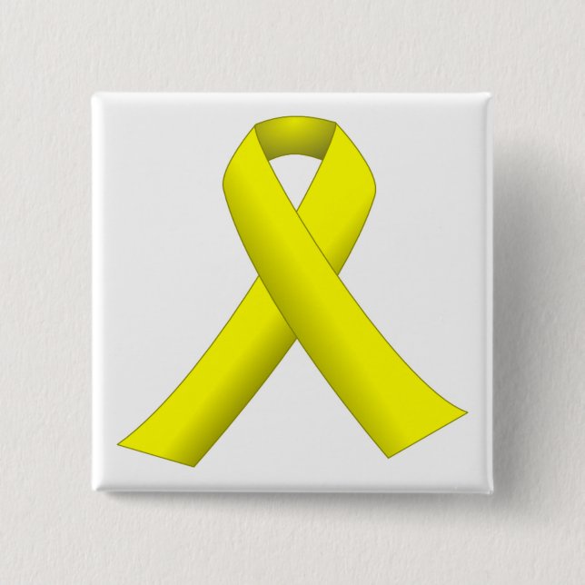 Yellow Ribbon (until they all come home) Button (Front)