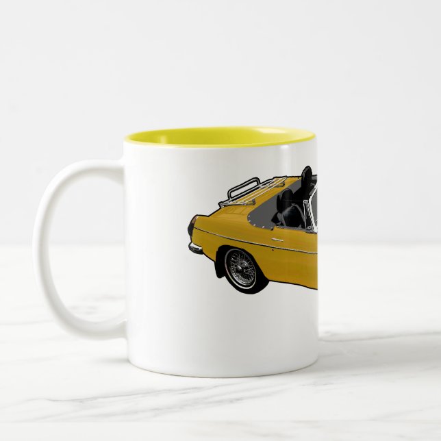 yellow Roadster mug (Left)
