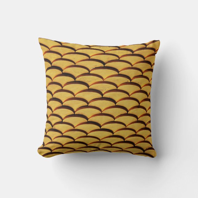 	yellow roof shingles cushion (Front)