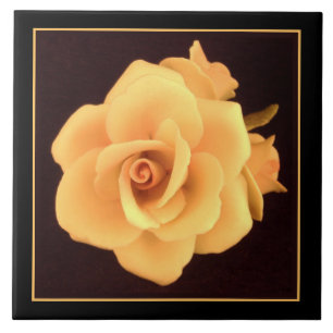 Yellow Rose, 2004 Photo. Tile
