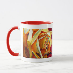 Yellow Rose Art Happy Mother's Day mug