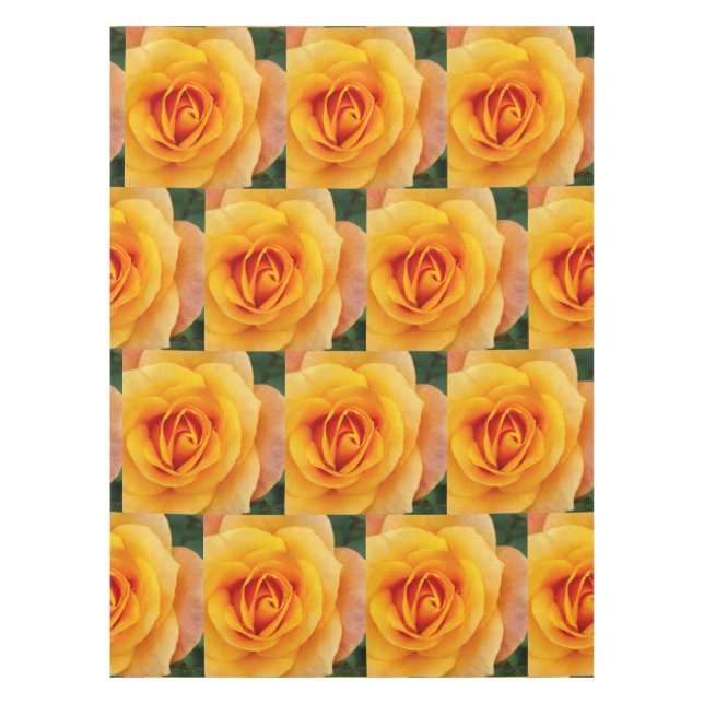 yellow rose blossom tablecloth (Front)