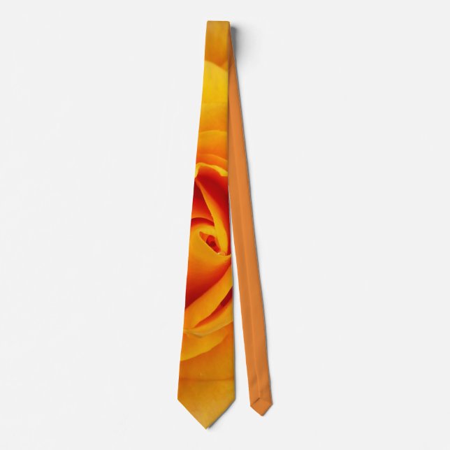 yellow rose blossom tie (Front)