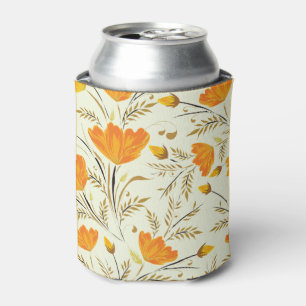 Yellow rose can cooler