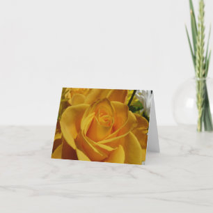 yellow rose card