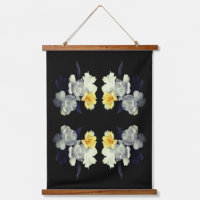 Yellow Rose Cluster Partial Colour Abstract