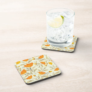 Yellow rose coaster