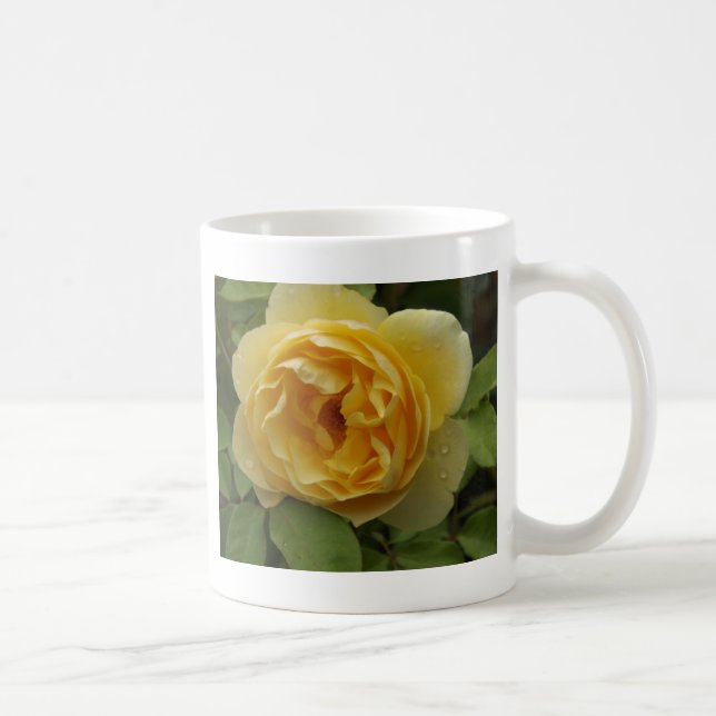 Yellow Rose Coffee Mug (Right)