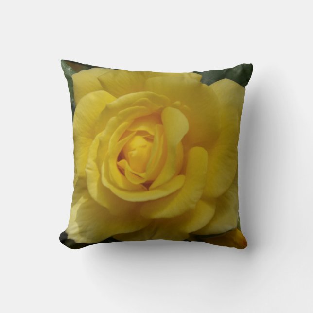 Yellow Rose Cushion (Front)