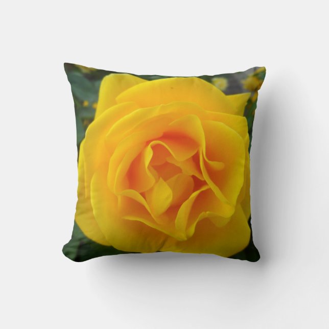 Yellow Rose Cushion (Front)