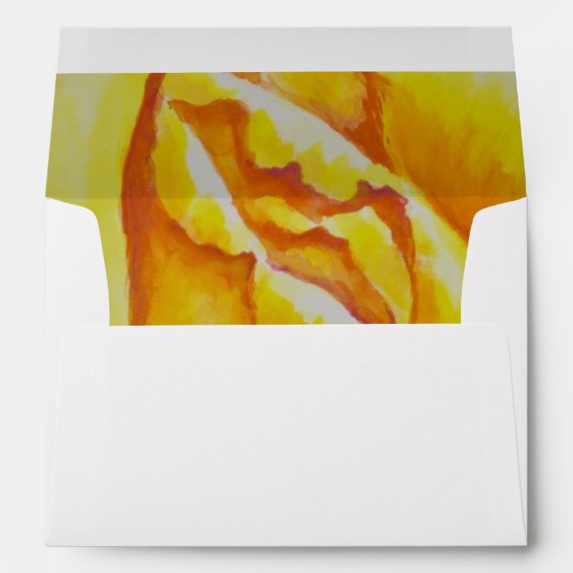 Yellow Rose Envelopes (Back (Bottom))
