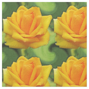 Yellow Rose Fabric