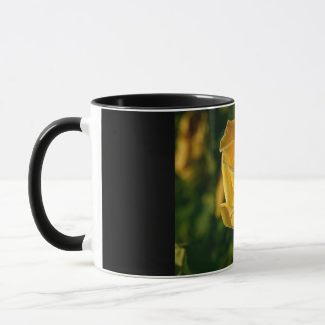 Yellow Rose Floral 2 Mug (Left)