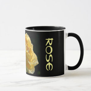 Yellow Rose Floral 6 Mug