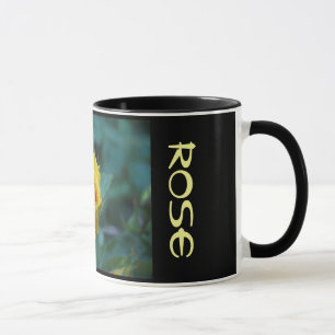 Yellow Rose Floral 7 Mug