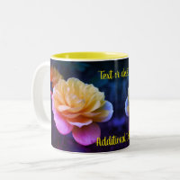 Yellow Rose Flower Tint Personalised