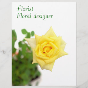 Yellow rose flyer