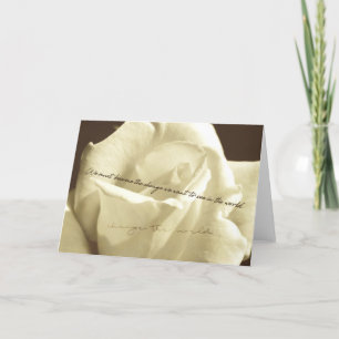 YELLOW ROSE Greeting Card