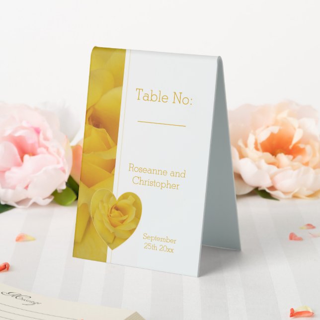 Yellow Rose Heart Design Wedding (In SItu (Wedding))