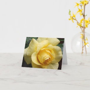 Yellow Rose Inspirational Note Card