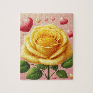 Yellow Rose Jigsaw Puzzle