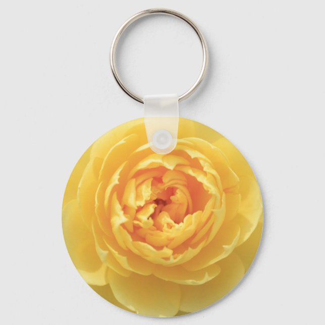 Yellow Rose Key Chain (Front)