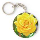 Yellow Rose Key Chain