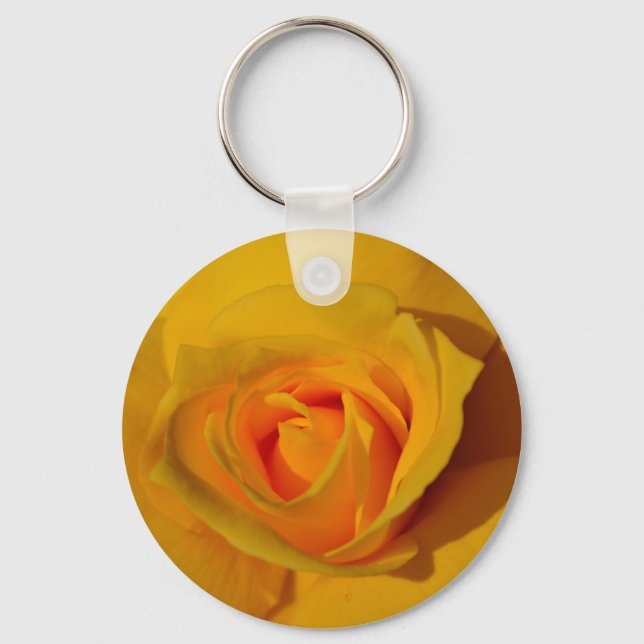 Yellow Rose Key Ring (Front)