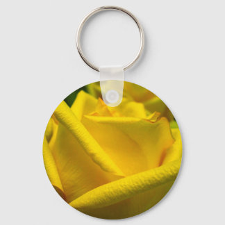 Yellow Rose Key Ring