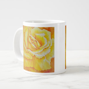 Yellow Rose Large Coffee Mug