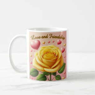 Yellow Rose - Love and Friendship Mug