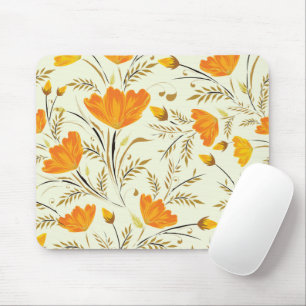 Yellow rose mouse mat