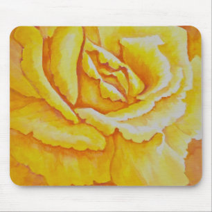Yellow Rose Mouse Mat