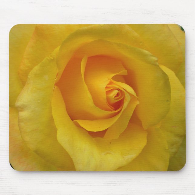 Yellow Rose Mousepad Rose Mouse Pad Custom (Front)