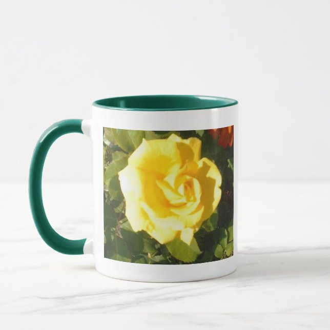 Yellow Rose Mug (Left)