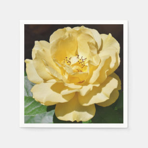 Yellow Rose Napkin