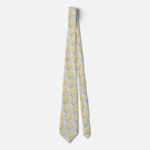 Yellow Rose Neck Tie