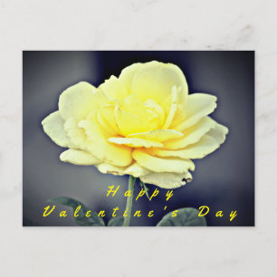 Yellow Rose of Friendship Valentine Card