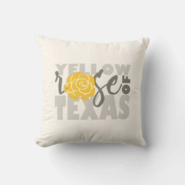Yellow Rose of Texas Cushion (Front)