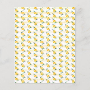 Yellow Rose of Texas Scrapbook Paper