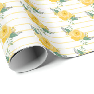 Yellow Rose of Texas - Single Rose Wrapping Paper
