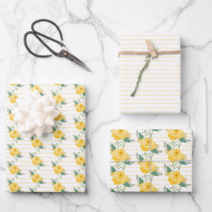 Yellow Rose of Texas Wrapping Paper Sheet