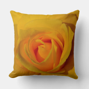 Yellow Rose orange rose romantic rose Cushion