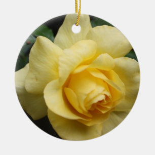 Yellow Rose Ornament