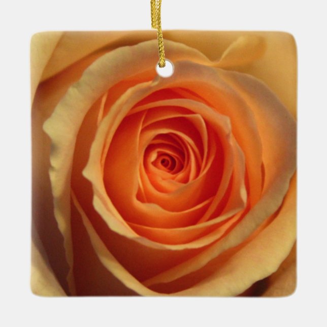 Yellow Rose Ornament (Front)