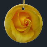 Yellow Rose Ornament Personalised Rose Decorations<br><div class="desc">Romantic Rose Ornaments Personalised Wedding Mementos Holiday Decorations Yellow Rose Classic Decorations Beautiful Romantic Christmas Gifts Hanukkah Neutral Holiday Decorations Keepsakes & Gifts for Friend Family Men Women Kids Home & Office Original Stylish Nondenominational Holiday Art Decorations Holiday Greetings Christmas / Hanukkah Cards & Nonsecular Holiday Gifts Design by Kim...</div>